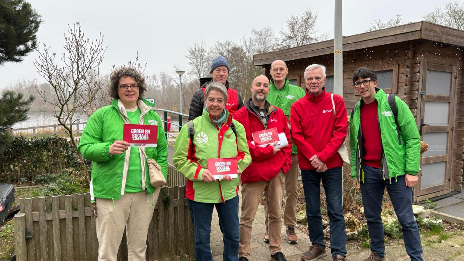 campagne GroenLinks-PvdA Landsmeer